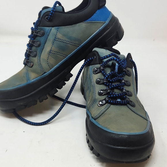 Sporto Womens CANYON Hiking Rain GUARD Leather Shoes Size 7 EXCELLENT LACE UP - Picture 1 of 9